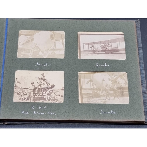 23 - MIDDLE EAST: early postcard album including views of Baghdad: plus a snapshot album containing ... 