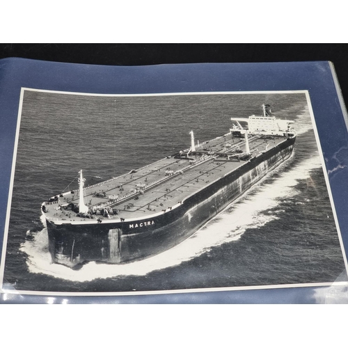 242 - OIL TANKERS: modern looseleaf album containing approx 175 photographic images of oil tankers, a... 