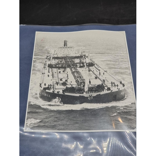 242 - OIL TANKERS: modern looseleaf album containing approx 175 photographic images of oil tankers, a... 