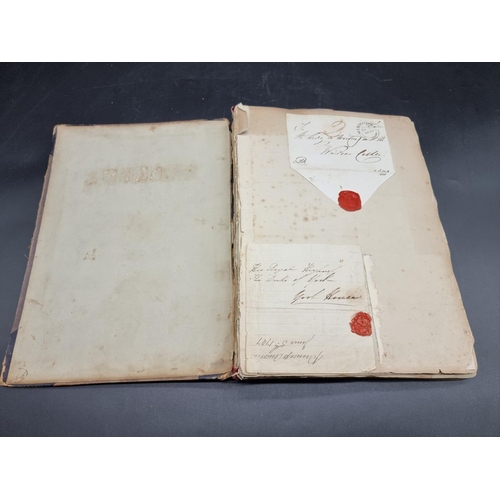 247 - AUTOGRAPH ALBUM: a good Victorian album containing approx 400 autograph specimens, cut signatures an... 