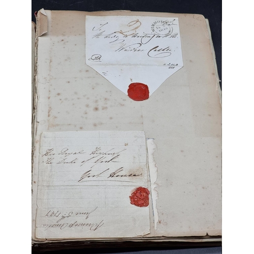 247 - AUTOGRAPH ALBUM: a good Victorian album containing approx 400 autograph specimens, cut signatures an... 