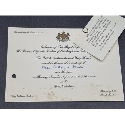 253 - BRITISH EMBASSY, WASHINGTON: printed invitation card 'The President and Mrs Truman at home on T... 