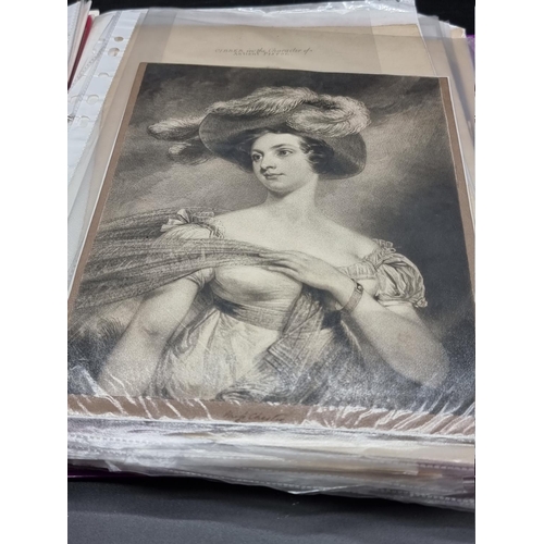 261 - REGENCY THEATRE: a collection of 19th century portrait engravings: with a smaller quantity of j... 