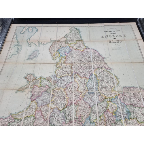 263 - FOLDING MAPS: EBDEN (Williams):'A Map of Norfolk and Suffolk, divided into hundreds, exhibiting the ... 