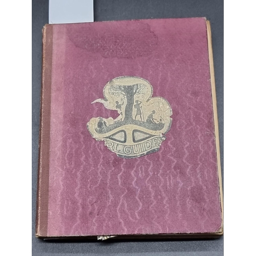 264 - GIRL GUIDES: an album of manuscript and cuttings related, circa late 1940s, to include 28 original c... 