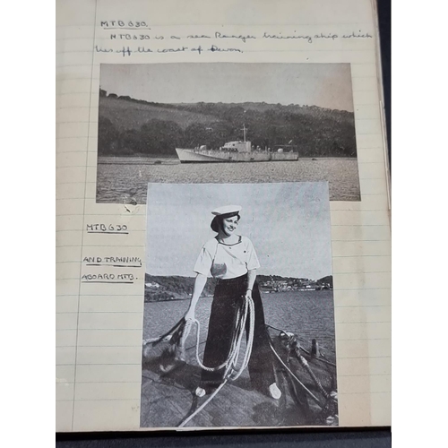 264 - GIRL GUIDES: an album of manuscript and cuttings related, circa late 1940s, to include 28 original c... 