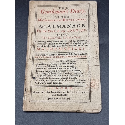 266 - ALMANACS: a group of 6 18th century almanacs, to include The Gentleman's Diary and Vox Stellaru... 