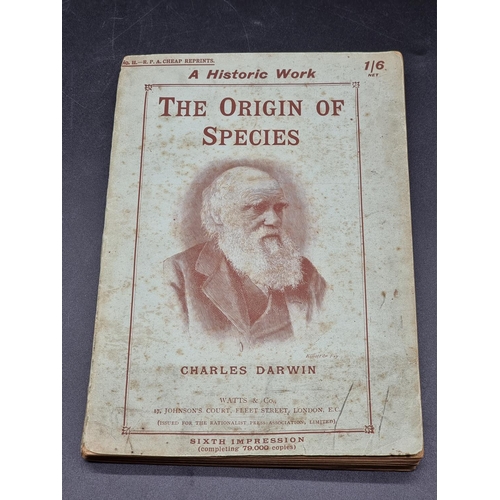 269 - DARWIN (Charles): 'The Origin of Species', London, Watts & Co, n.d: 6th impression, No.11 of the... 