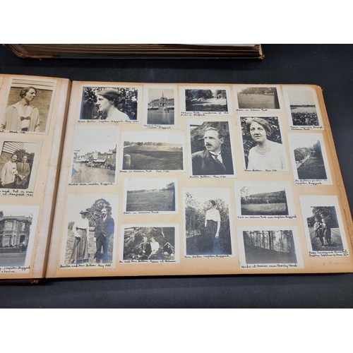 272 - FEMALE TRAVELLER: two extensive photograph albums from the 1920s belonging to one Miss D I Hoddinott... 