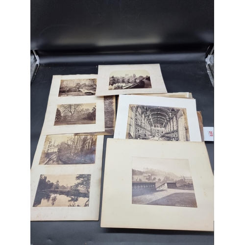 273 - PHOTOGRAPHY: a bundle, miscellaneous photography, largely 19th century, the majority pasted ont... 