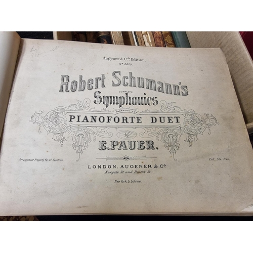 281 - SHEET MUSIC, 19TH CENTURY: a quantity, mostly in bound volumes. (One box)