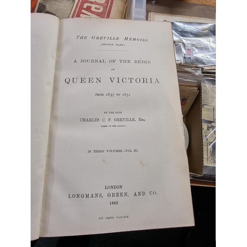 288 - REEVE (Henry, editor): 'The Greville Memoirs...a Journal of the Reigns of King George IV and King Wi... 