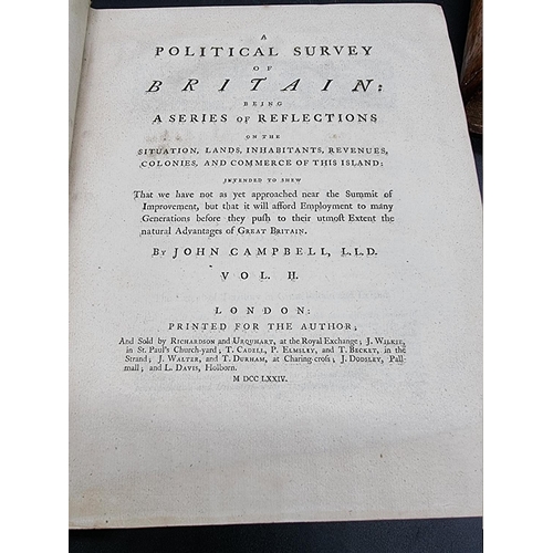 29 - CAMPBELL (John): 'A Political Survey of Britain: being a series of reflections on the situation... 