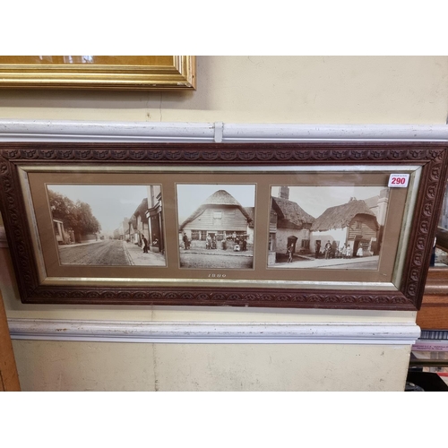 290 - LITTLEHAMPTON: a triptych of albumen-print photographs, dated 1880 in white ink to lower margin, inc... 