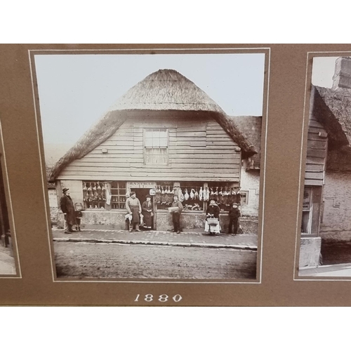 290 - LITTLEHAMPTON: a triptych of albumen-print photographs, dated 1880 in white ink to lower margin, inc... 