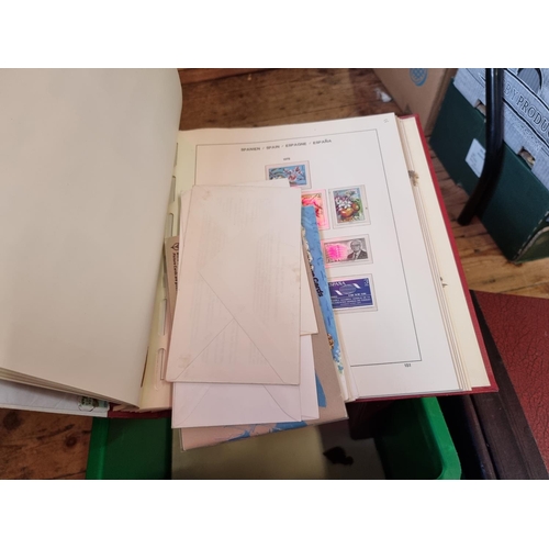 295 - STAMPS/FIRST DAY COVERS: a quantity housed in 11 albums and folders. (One box)