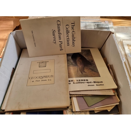 316 - BOX LOT: miscellaneous ephemera in one box. (Qty)