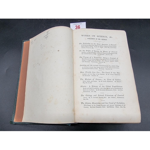 36 - LYELL (Sir Charles): 'The Geological Evidences of the Antiquity of Man..' London, John Murray, ... 