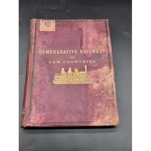 5 - CHINESE RAILWAYS: RAPIER (Richard): 'Remunetarive Railways for New Countries; with some account of t... 