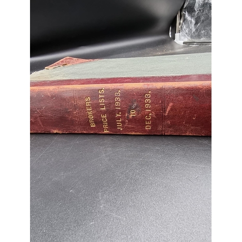 55 - FRUIT & VEGETABLE AUCTIONS: a bound volume of approx 140+ fruit and vegetable auction catal... 