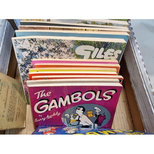 1020A - Annuals: thirteen Giles annuals; together with nineteen Gambols annuals; and others.... 