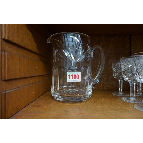 1180 - A large suite of Waterford 'Ashling' pattern cut glassware. (112)