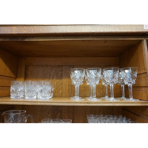 1180 - A large suite of Waterford 'Ashling' pattern cut glassware. (112)