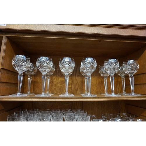 1180 - A large suite of Waterford 'Ashling' pattern cut glassware. (112)