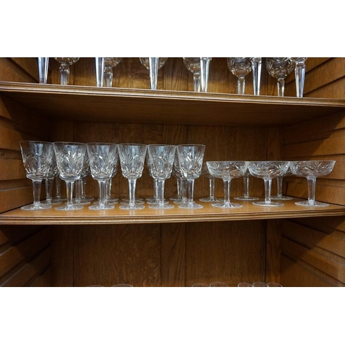 1180 - A large suite of Waterford 'Ashling' pattern cut glassware. (112)