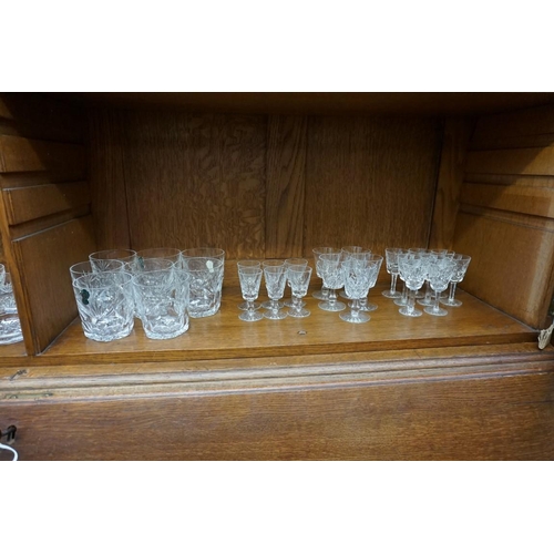 1180 - A large suite of Waterford 'Ashling' pattern cut glassware. (112)