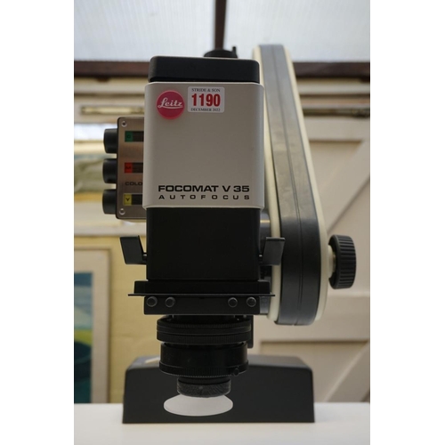 1190 - Cameras: a Leitz Focomat V35 enlarger; together with a Leitz Focometer; and related items.... 