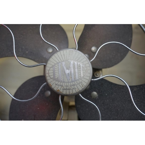 1197 - A vintage Limit desk fan, 32cm high. 