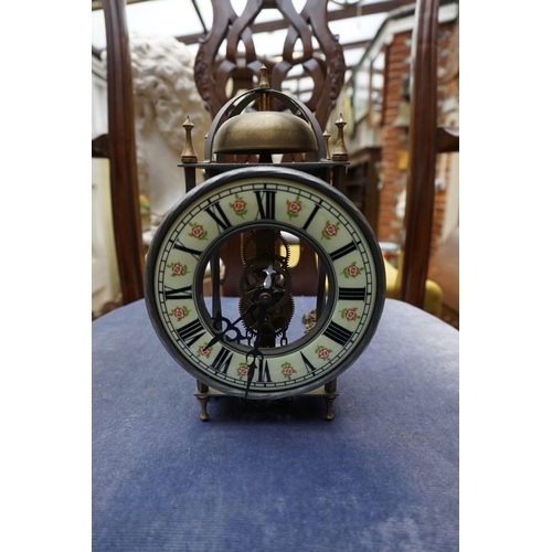 1217 - A Schatz 'Royal Mariner' brass bulkhead clock, 18cm diameter; together with another wall timepiece, ... 