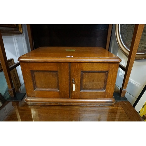 1298 - WITHDRAWN FROM SALE A late Victorian oak cased canteen of electroplated 'Old English' pattern cutler... 