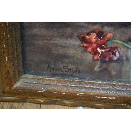 1301 - A mixed group of pictures, to include a marine watercolour by Aubrey Ramus, 50 x 35cm. (5)... 