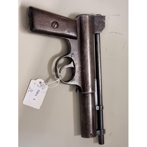 1734 - An early Webley Mk I .177 calibre air pistol,Serial No.10867.