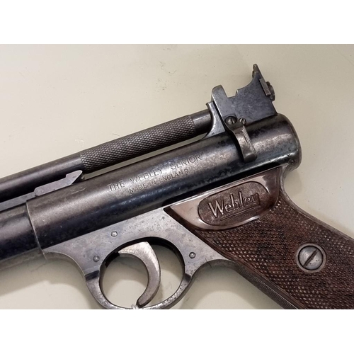 1737 - A Webley Senior .22 calibre air pistol,Serial No.1963.