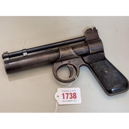 1738 - A Webley Junior .177 calibre air pistol,Serial No.541.