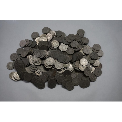 463 - Coins: a large quantity of Turkish Ottoman Empire coins.