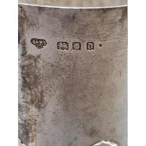 514 - A silver christening mug, by Goldsmiths & Silversmiths Co Ltd, London 1919, 8cm, 197g.... 