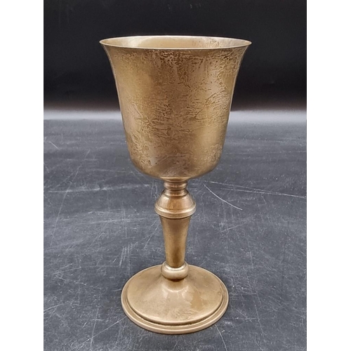 517 - A silver goblet, by I Broadway & Co, Birmingham 1978, 16cm, 173g.