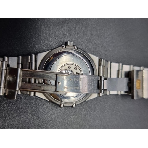 980 - A 1998 Omega Constellation stainless steel automatic ladies wristwatch, 28mm, Serial No. 58702299.... 