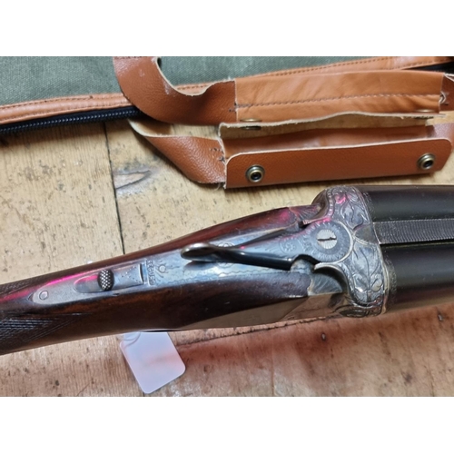 1743 - A 12 bore double barrel boxlock shotgun, by Miguel Larranaga. Serial No. 30636.(Please note a curren... 