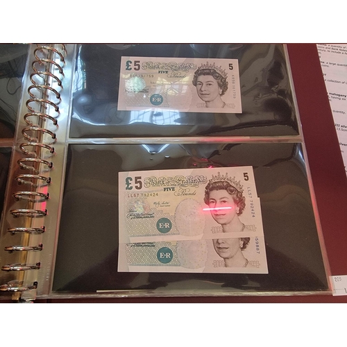 474 - Banknotes: a folder of UK and British Armed Forces notes, to include two Beale one pound notes, (the... 