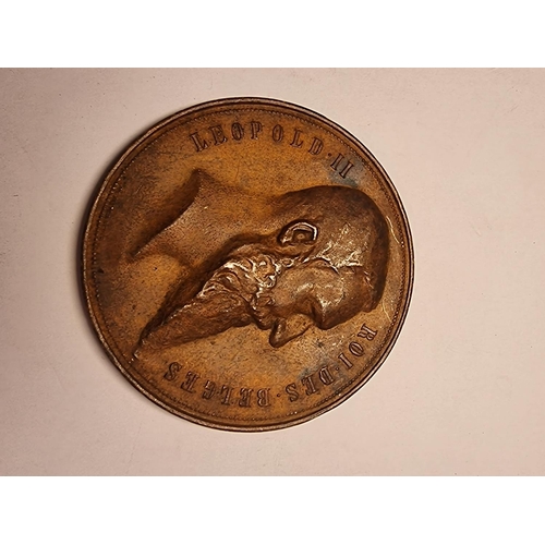 483 - Medals: a French Exposition Universelle 1889 bronze medal to 'Eastern Telegraph Co', by Louis Alexan... 