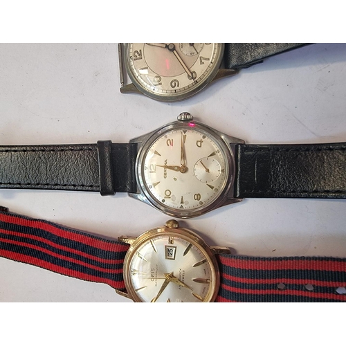 998A - Five various vintage Swiss manual wind wristwatches, to include two Cyma and a Kienzle example.... 