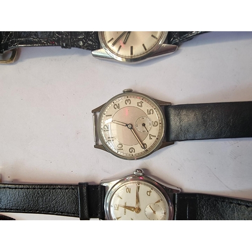 998A - Five various vintage Swiss manual wind wristwatches, to include two Cyma and a Kienzle example.... 