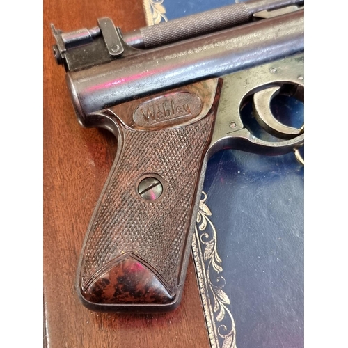 1737 - A Webley Senior .22 calibre air pistol,Serial No.1963.