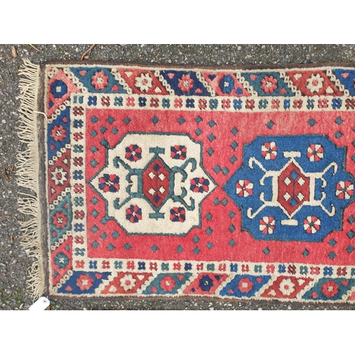 1012 - Two Persian runners, 280 x 70cm and 272 x 79cm, (latter faded).