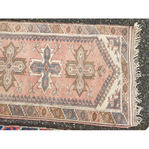 1012 - Two Persian runners, 280 x 70cm and 272 x 79cm, (latter faded).